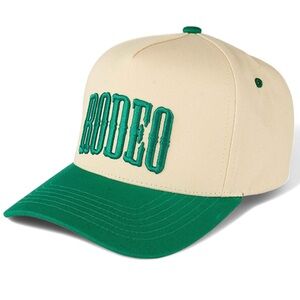 Rodeo C.C Green & Cream Trucker Hat